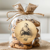 プロフェッショナルビジネスロゴクライアントのギフトクリスマス ラウンドシール