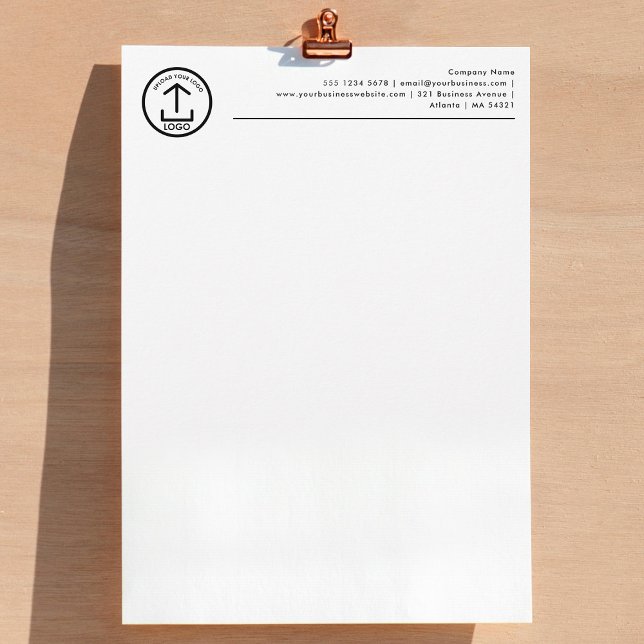 プロフェッショナルビジネスロゴヘッダーのレターヘッド レターヘッド (Professional Business Logo Header Letterhead)