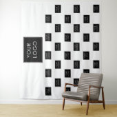 プロフェッショナルビジネスロゴホワイトフェア タペストリー (インサイチュ)