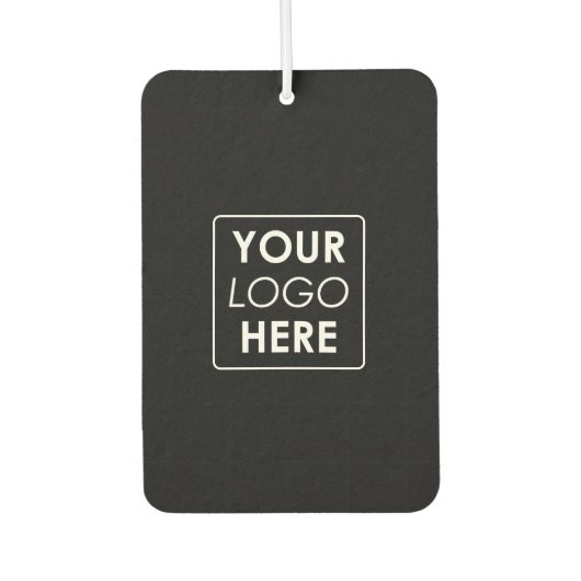 プロフェッショナルビジネスロゴモダンビジネスブラック カーエアーフレッシュナー (正面)