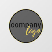 プロフェッショナルビジネスロゴ会社カーシール ウィンドウサイン (シート)