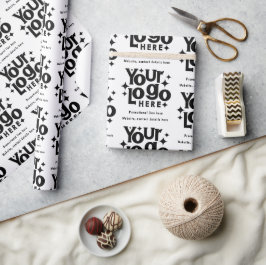 プロフェッショナルビジネスロゴ文字促進レトロ ラッピングペーパー