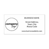 プロフェッショナルビジネスロゴ返却住所 セルフインキングスタンプ (デザイン)