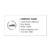 プロフェッショナルビジネスロゴ |差出人住所 | セルフインキングスタンプ (デザイン)