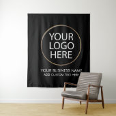 プロフェッショナルビジネスロゴ&文字会社ブラック タペストリー (インサイチュ)