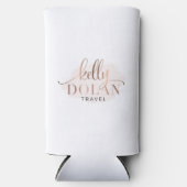 プロフェッショナルビジネスロゴQRコード スリム缶クーラー (正面)