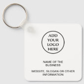 プロフェッショナルビジネス企業の会社のロゴ キーホルダー (正面)