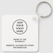 プロフェッショナルビジネス企業の会社のロゴ キーホルダー (裏面)