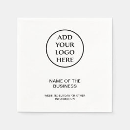 プロフェッショナルビジネス企業の会社のロゴ スタンダードカクテルナプキン