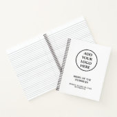 プロフェッショナルビジネス企業の会社のロゴ ノートブック (内部)