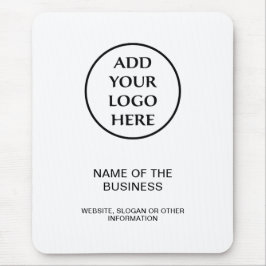 プロフェッショナルビジネス企業の会社のロゴ マウスパッド