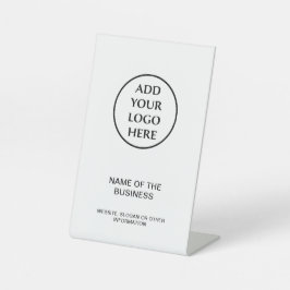 プロフェッショナルビジネス企業の会社のロゴ 台座サイン