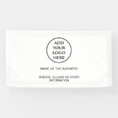 プロフェッショナルビジネス企業の会社のロゴ 横断幕 (横)