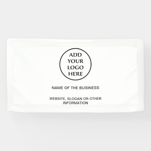 プロフェッショナルビジネス企業の会社のロゴ 横断幕 (横)