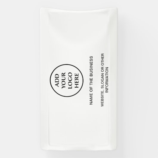 プロフェッショナルビジネス企業の会社のロゴ 横断幕 (縦)