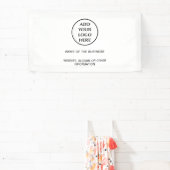 プロフェッショナルビジネス企業の会社のロゴ 横断幕 (インサイチュ)