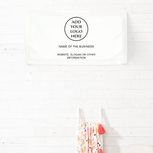 プロフェッショナルビジネス企業の会社のロゴ 横断幕 (インサイチュ)