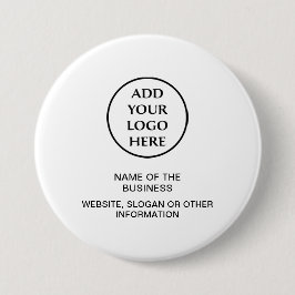 プロフェッショナルビジネス企業の会社のロゴ 缶バッジ