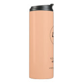 プロフェッショナルビジネス企業の会社ロゴピーチ タンブラー (回転左)