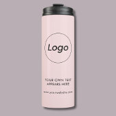 プロフェッショナルビジネス会社の企業のロゴピンク タンブラー