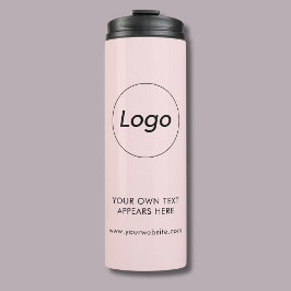 プロフェッショナルビジネス会社の企業のロゴピンク タンブラー