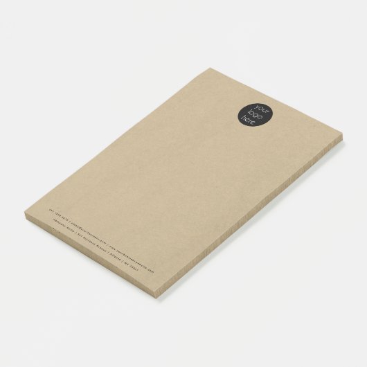 プロフェッショナルビジネス会社ロゴ素朴クラフト ポストイット (アングル)