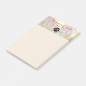 プロフェッショナルビジネス向けニュートラルカラーロゴ4 x 6 ポストイット (アングル)