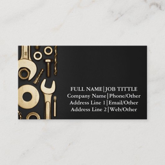 プロフェッショナルビルダーエンジニアリング大工ツール 名刺 (正面)