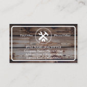 プロフェッショナルビルダーカーペンターツールウッドワーキング 名刺 (裏面)