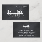 プロフェッショナルビルダーカーペンターツールウッドワーキング 名刺 (正面/裏面)