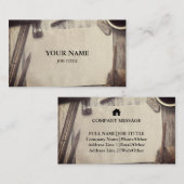 プロフェッショナルビルダーカーペンターツールウッドワーキング 名刺 (正面/裏面)