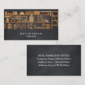 プロフェッショナルビルダーカーペンターツールウッドワーキング 名刺 (正面/裏面)