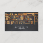 プロフェッショナルビルダーカーペンターツールウッドワーキング 名刺 (正面)