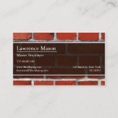 プロフェッショナルビルダー/ブリックビジネスカード 名刺 (裏面)