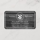 プロフェッショナルビルダー 大工 道具 木工 名刺 (裏面)
