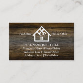 プロフェッショナルビルダー 大工 道具 木工 名刺 (正面)