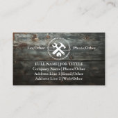 プロフェッショナルビルダー 大工 道具 木工 名刺 (裏面)