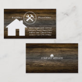 プロフェッショナルビルダ大工ツール木工 名刺 (正面/裏面)