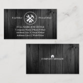 プロフェッショナルビルダ大工ツール木工 名刺 (正面/裏面)