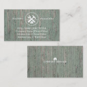 プロフェッショナルビルダ大工ツール木工 名刺 (正面/裏面)