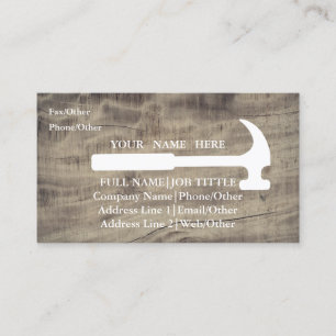 プロフェッショナルビルダ大工ツール木工 名刺