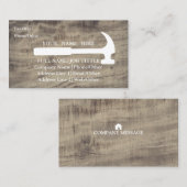 プロフェッショナルビルダ大工ツール木工 名刺 (正面/裏面)