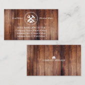 プロフェッショナルビルダ大工ツール木工 名刺 (正面/裏面)