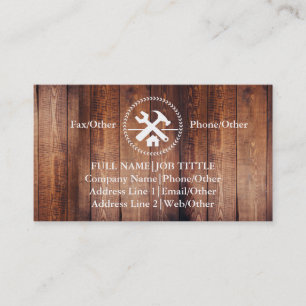 プロフェッショナルビルダ大工ツール木工 名刺