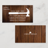 プロフェッショナルビルダ大工ツール木工 名刺 (正面/裏面)