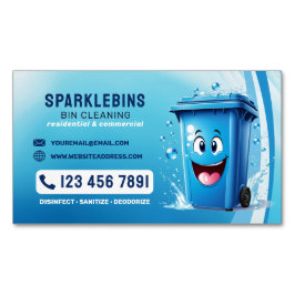 プロフェッショナルビン清掃サービス マグネット名刺