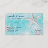 プロフェッショナルビーチ実在エステートStarfish Yourロゴ 名刺 (正面)