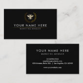 プロフェッショナルビービーキーパーハニー 名刺 (正面/裏面)