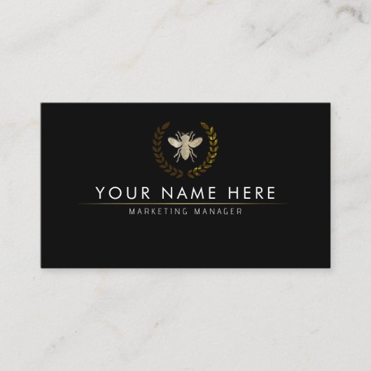 プロフェッショナルビービーキーパーハニー 名刺 (正面)