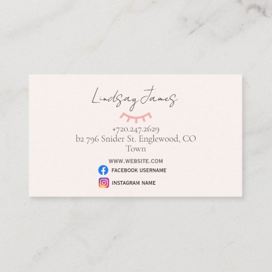 プロフェッショナルピンクのQRコードスキャンをブックに 名刺 (裏面)